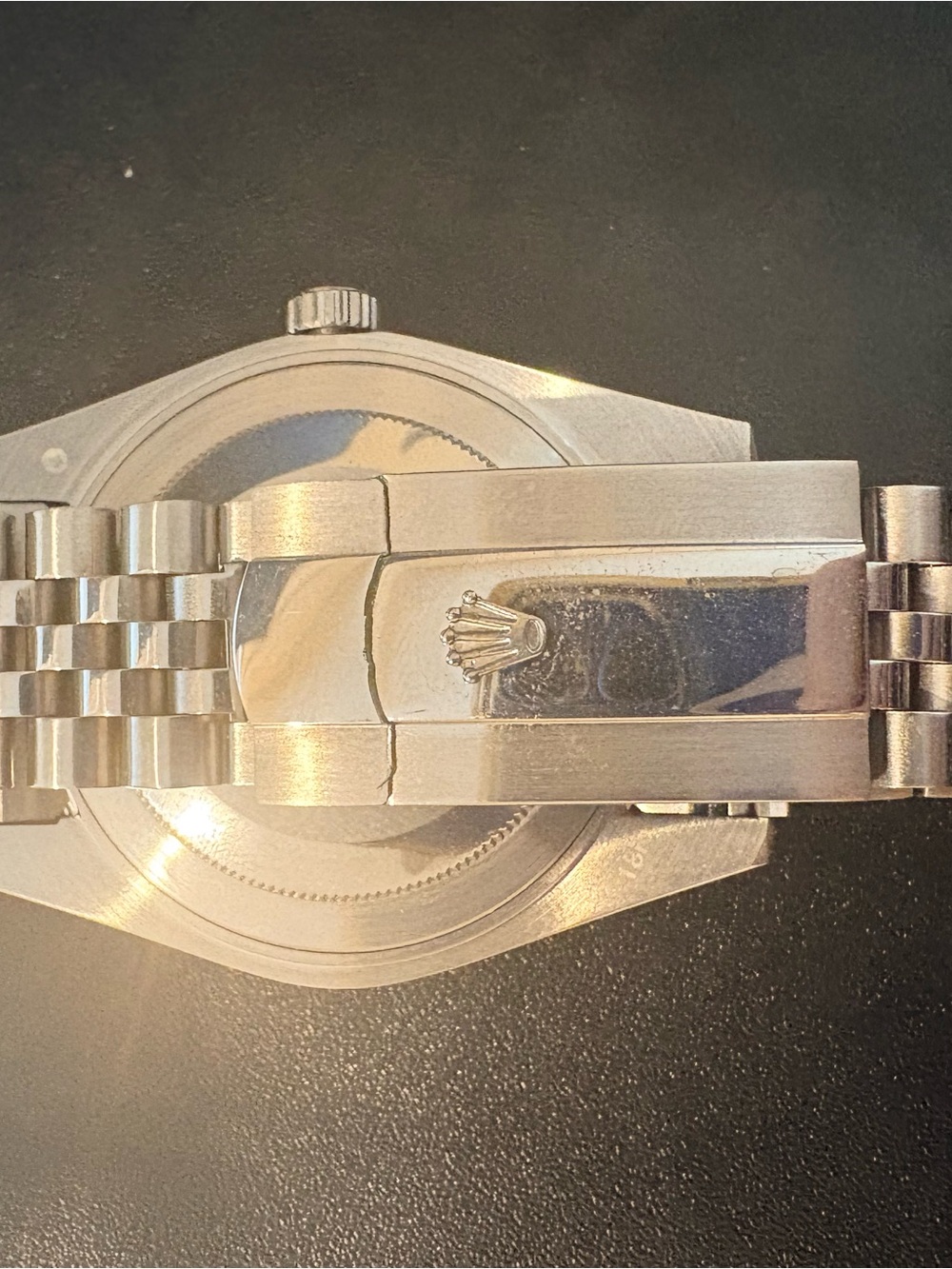 Men's Stainless Steel Watch - slate dial 41 MM - Picture 4 of 5
